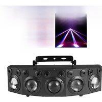 Fan Shape LED Stage Light 5X10W RGBW 4IN1 LED Beam Light DMX Control Scanning Laser Light Projector For DJ Disco Party Club Show