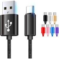 USB Type C Cable Fast Charging USB C Charger Cord For For iPhone 15 14 13 12 11 Huawei P40 P30 Realme Oppo Oneplus 1m 2m 3m