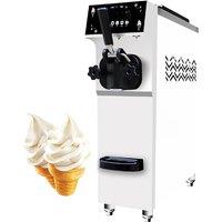Commercial Desktop Soft Ice Cream Maker 2+1 Mixed Flavor Ice Cream Machine Sweet Cone Ice Cream Equipment
