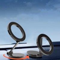 1080 Magsafe Car Phone Holder For iPhone 14 15 16 Android In Car Accesiories Mobile Cellphone Holders Support For Tesla Mount