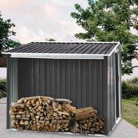 ?Breeins?6x8 FT Outdoor Storage Shed, Utility Metal Tool Storage with Lockable Doors and Updated