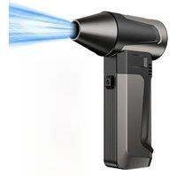 Mini Turbo Jet Fan, 160000RPM Electric Dust Blower High Speed Brushless Motor Wind 3 Speed Adjustable Handheld Violent Fan 52m/s