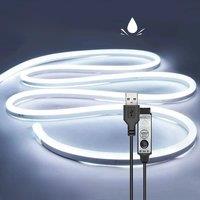 LED Neon Light Strip With 5V USB RGB IP67 Waterproof Flexible Strip Suitable for Home and Outdoor Decorative Light Strips