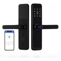 CDOK K8 TTlock Bluetooth smart lock fingerprint lock digital electronic lock with longer and larger handle panel