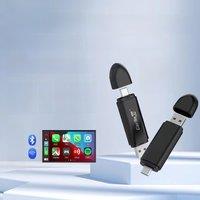 CarlinKit Mini 5 CarPlay Wireless USB Dongle Plug &Play Split Screen Wired To Wireless Adapter For Benz Kia Volvo Mazda MG Ford