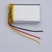 3.7V 1500mAh 5.55Wh Rechargeable Li Lithium Battery 103050 Thermistor 3-Wires For GPS Music Player Bluetooth Headphones Speaker