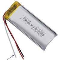 3.7V 2000mAh 7.4Wh Li-Polymer Li Rechargeable Battery 112560 NTC 3-Wires Thermistor For GPS Bluetooth Speaker Car Camera LED