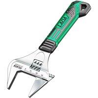 LAOA Large Opening Spanner CR-V Short Handle Wrench 6"/ 8" Adjustable Thin Pointed Tip Wide-angle Household Repair Tool