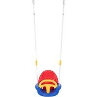 KIDkid Outdoor 3 in 1 Detachable Toddler Swing with Ropes Safety Harness, for Garden, Indoor, Outdoor Play