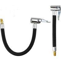 10/20/30/40/50cm Car Tire Inflator Hose Inflatable Air Pump Extension Tube Adapter Twist Tyre Connection Locking Air Chuck