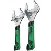 LAOA Chrome Vanadium Steel Adjustable Wrench Thin Section Pointed Large Open End Wrench Bathroom Plumbing Tools