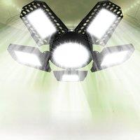 300W LED Garage Light Bulbs E27/E26 Lamp Folding Deformable Home Warehouse Basement Workshop Lighting Cold/Warm White Spotlights