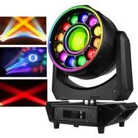 Professional 800W 3IN1 Effect LED Moving Head Beam Light 12X40W RGBW Bee Eye Stage Light with LED Strip for Dj Disco Party Show
