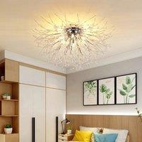 KOMORE Firework Flush Mount Ceiling Light G9 Bulb Base for Living Room, Bedroom, Kitchen