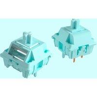 MMD New Silent Blue Linear Switches 5 Pins PC POM PA Material For Games Office Mechanical Keyboard MX Switch Factory lubrication