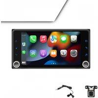 2 Din Android Radio 7" Screen Stereo Wireless Carplay Autoradio Car Multimedia for Toyota Vios Yaris XP150 2014-2020 GPS BT WIFI