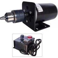7000RPM Adjustable Speed Motor Lathe 400W Electric Drill Electric Grinder DC 220V B12 B16 Drill Chuck