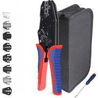 Pre-Insulated Terminal Crimping Pliers Kit HS-30J HS-40J 9 inch ratchet crimping pliers for
