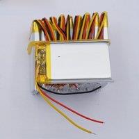 10 x 3.7V 500 mAh 1.85Wh Polymer Lithium Li Lipo Battery 502540 3-Wires Thermistor For GPS Car DashCamera Bluetooth Headphones