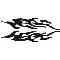 Cool Design fire pattern style Car Stickers Funny sticker Styling Auto Racing Body Windows to cover scratches car accessories