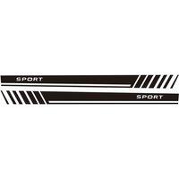 2Pcs Racing Sport Car Door Side Skirt Stickers for Nissan Sentra Auto Body Long Stripes Graphics Vinyl Decals Car Accessories