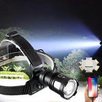 2025High Power Led Headlamp Rechargeable Headlamp Flashlight 18650 Strong Light Long Range Head