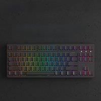Akko 5087S Side Printed Wired Mechanical Keyboard TKL 87 Keys Hot Swap RGB Backlit Support VIA/QMK Suitable for Gaming & Office