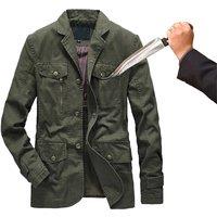 New Self Defense Anti Stab Anti Hack Retro Jacket Full Body Defense Flexible Safety Tactics Military Police FBI Swat Clothing 5X