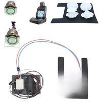 Car Seat back Electric Massage Lumbar Cushion back support universal 12 V car-styling 4 way airbag massage heated car cover