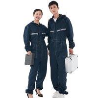 New 2025 Thin Suit Denim Wear-Resistant Breathable Auto Repair Work Clothes Welding Suit Electrician Anti-scald Work Clothes