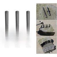 Stone Splitter 5PCS Wedge Stone Breaker Clip Breaking Stone Stone Masonry Tools Mountain Iron Chisel Drilling Stone Breaker