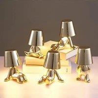 SR room decorHomeschooltouch desk lampcolorful plushgold mechanical LED tiki desk lampaudience table lamptable lamps for bedroom