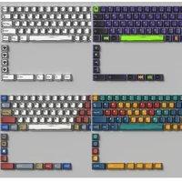 Comic Keycaps Mixed-Light Cherry Profile PBT Dye Sub 78/151 Keys For Mechanical Keyboards ISO Layout 60/61/64/68/