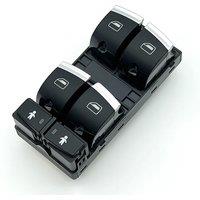 4F0959851J Car Power Master Control Window Switch Button For AUDI Q7 Driver Side Window Child Lock High Quality Chrome Button