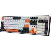 Redragon K689 PRO Wireless Gasket RGB Gaming Keyboard, 108 Keys Mechanical Keyboard w/Extra 4 Hotkeys, Upgraded Hot-swappable