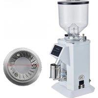 XEOLEO 1450rpm Commercial Electric Coffee Grinder 74MM Flat Burr Stainless Steel Burr Espresso Coffee Bean Grinder Machine 350W