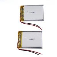 2pcs 3.7V 320mAh 1.18Wh Li Lipo Rechargeable Li Lithium-ion Battery 353040 Repair GPS Sat Nav Car DashCamera Bluetooth Speaker