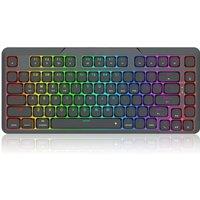 Redragon K706 PRO 75% Wireless Gasket RGB Gaming 3-Modes 82 Keys Low-Profile Linear Red Switch