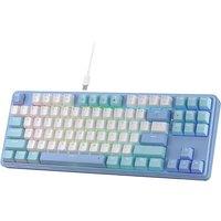 Redragon K707 80% Wired Gasket RGB Gaming 3-Modes 87 Keys TKL Mechanical Hot-Swap Keyboard?Noise Dampening,Dragon Chant Switch