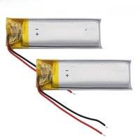 2pcs 3.7V 180mAh 0.666Wh Rechargeable Li Lithium-ion Battery 501235 Repair Bluetooth Speaker GPS MP3 Sat Nav Driving Recorder