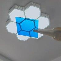Size 25x25x1mm Square Shape 495nm To 535nm Blue Green Light Pass 515nm Center Narrow Bandpass Filter Glass NBP515-40nm