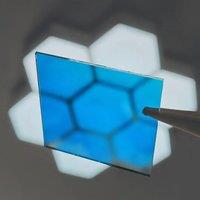 Size 40x40x1mm Green Lights 500nm To 540nm Center 520nm Narrow Bandpass Filter Glass NBP520-40NM