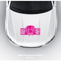 Cute Anime Car Decals Die Korone Inugami Vinyl Decal Hololive JDM sticker Vtuber Kawaii Dog Dog Streamer Hololive JP Anime Waifu