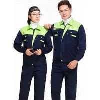 Plus Size men women overalls Autumn polyester long-sleeved workshop welding and polishing machinery car repair Work clothes