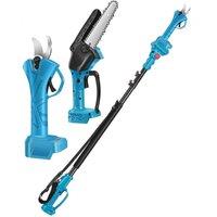 Electric High Branch Saw, Pruning Shears, Telescopic Pole £££ Chainsaw £££££ ££££ ££ Varilla Telescpica Bateris Para Podar £££