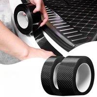 Carbon Fiber Car 3D Tape Sticker Vinyl Matte Door Mirror Self Adhesive Paste Protector DIY Protection Protective Film Waterproof