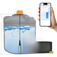 5M ME202RSP Solar Panel Tuya Mobile App Submersible LED Temperature Display Alarm Indicator RemoteTank Liquid Level Sensor