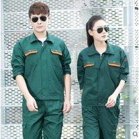 Woman men work overalls working uniforms spring Autumn Coveralls welding suit car repair workshop mechanic Plus Size clothes set