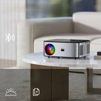 HORLAT 25000Lumens Android Beamer 4K LED Projector Full HD 1080P Video 2G 32G Home Theater Auto Focus 5G WiFi Portable Proyector