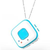 Mini GPS Tracker Kids Elder GPS V28 Locator Pendant Two Way Calls Fall Alarm Free APP WIFI GPS LBS Tracking SOS Calling Newest